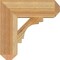 Ekena Millwork Merced Craftsman Rough Sawn Bracket, Western Red Cedar, 4"W x 14"D x 14"H BKT04X14X14MRC04RWR - alternate 2